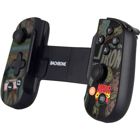 Marvel Classic Comics Iron Man Action Vintage Backbone One for iPhone Game Controller Skin